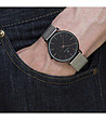 Мъжки часовник в сребристо и черно Andres-1 снимка