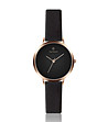 Стилен дамски часовник в черно и розовозлатисто Blasa-0 снимка
