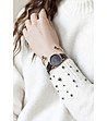 Стилен дамски часовник в черно и розовозлатисто Blasa-1 снимка