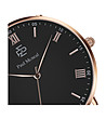 Мъжки часовник със златист корпус и тъмнокафява каишка Winoc-2 снимка