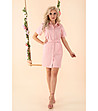 Розова рокля тип риза на райе Leslie-0 снимка