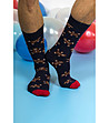 Комплект от 5 чифта памучни мъжки къси чорапи Ben-3 снимка