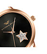 Дамски часовник в розовозлатисто с черен циферблат Rina-2 снимка