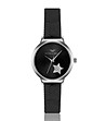 Дамски часовник в черно и сребристо Rina-0 снимка