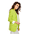 Дамско сако в цвят лайм Rozalia-1 снимка