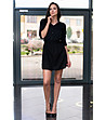 Черна рокля Rien-4 снимка