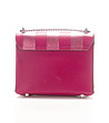 Розова дамска кожена чанта за рамо Erona-1 снимка