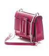 Розова дамска кожена чанта за рамо Erona-2 снимка
