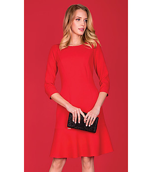 Червена рокля Bionas снимка