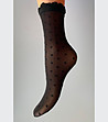 Прозрачни дамски черни чорапи на точки Myriam 30 DEN-0 снимка