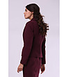 Дамско сако в цвят бордо Miona-1 снимка