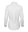 Бяла дамска риза с памук Rickarda-1 снимка