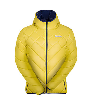 Жълто мъжко туристическо яке Munsr снимка