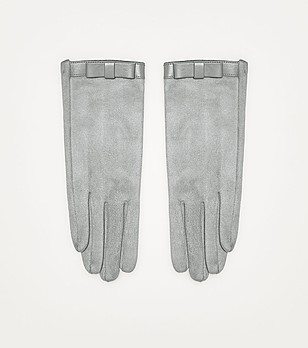 Дамски ръкавици в сив нюанс Lucia снимка