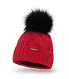 Дамска червена зимна шапка Delma-0 снимка