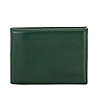 Кожен зелен мъжки портфейл Trevor -0 снимка