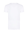 Бяла памучна тениска с щампа Rino-1 снимка