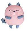 Памучна играчка в розово и синьо Cat-0 снимка