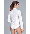 Бяло боди-риза с памук Samanta-1 снимка