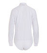 Бяло боди-риза с памук Samanta-4 снимка
