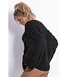 Дамски пуловер в черно Ness-1 снимка