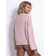 Дамски пуловер в розово Lenia-1 снимка