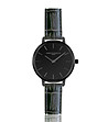 Черен дамски часовник с кожена каишка в цвят графит Amelia-0 снимка