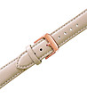 Дамски розовозлатист часовник с каишка в цвят крем Emilia-3 снимка