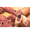 Дамски черен часовник с каишка в цвят графит Narina-1 снимка