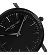 Дамски черен часовник с каишка в цвят графит Narina-2 снимка