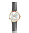 Розовoзлатист дамски часовник със сива каишка Mia-0 снимка
