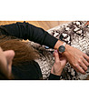 Розовозлатист дамски часовник с бежова каишка Lenitta-1 снимка