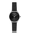 Дамски часовник в черно и сребристо Lenitta-0 снимка