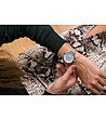 Дамски часовник хронограф в сребристо, бяло и цвят маслина Ivy-1 снимка