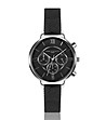 Дамски часовник в черно и сребристо Ivy-0 снимка
