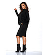 Комплект от блуза и пола в черно Lornita-2 снимка