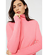 Дамски пуловер с вълна в розов нюанс Lily-2 снимка
