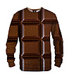 Unisex блуза с принт Chocolate-0 снимка