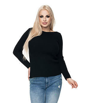 Черен дамски пуловер Galiarda снимка