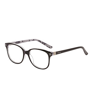 Дамски рамки за очила в черно и сиво снимка