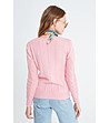 Мек дамски пуловер в розово Lorenza-1 снимка