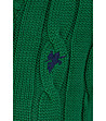 Зелен дамски памучен пуловер Izala-3 снимка