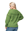Зелен дамски пуловер Gladis-1 снимка