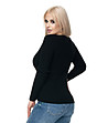 Черен дамски пуловер Galiarda-1 снимка