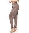 Дамски асиметричен панталон в цвят капучино Ksenia-2 снимка