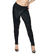 Дамски асиметричен панталон в черно Ksenia-0 снимка