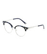 Дамски рамки за очила със син принт -0 снимка