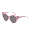 Розови дамски слънчеви очила тип котешко око -0 снимка