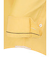 Мъжка памучна риза в жълто Hamlett-4 снимка