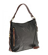 Черна дамска чанта от естествена кожа Sari-2 снимка